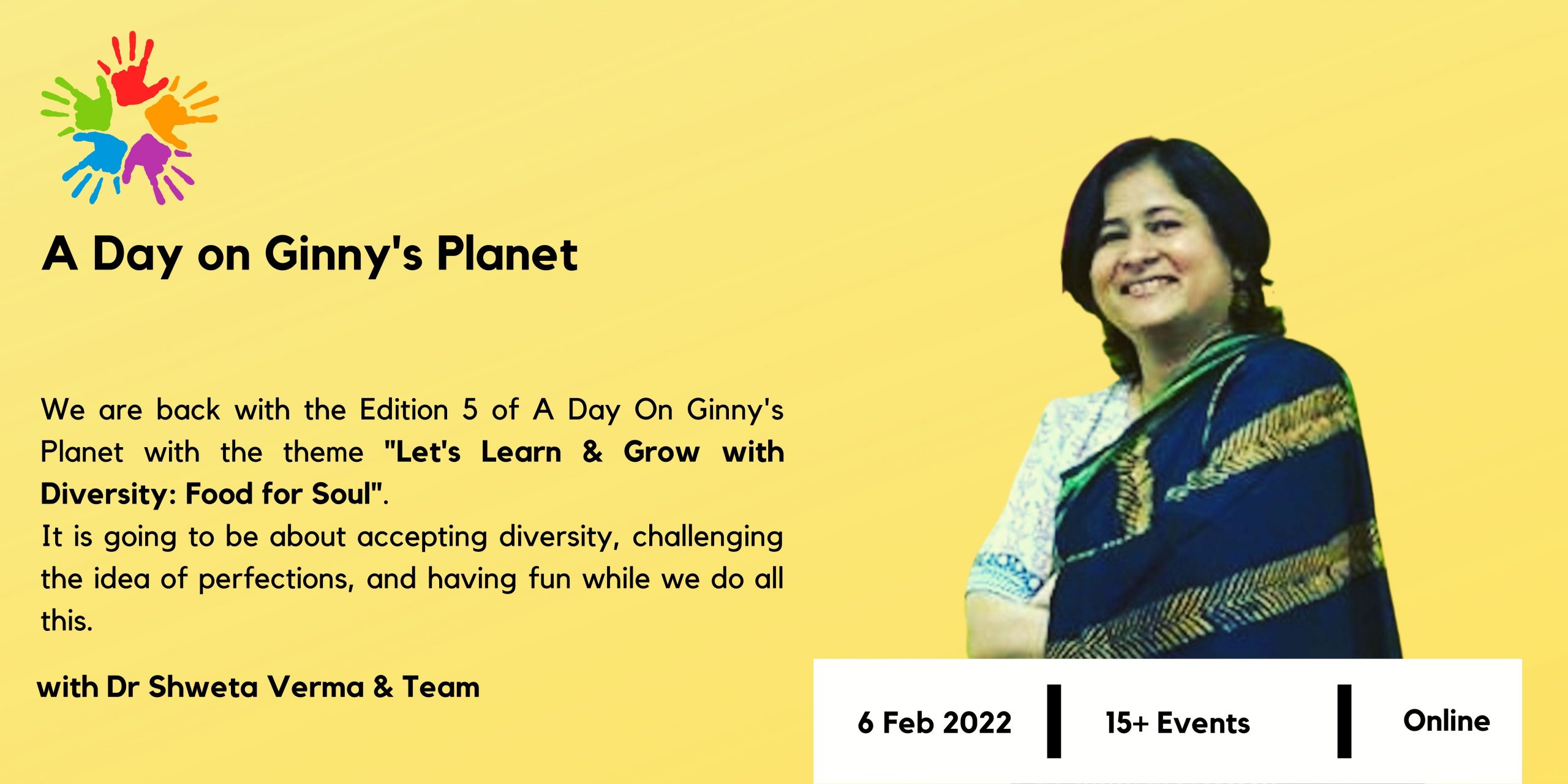 We are back with the Edition 5 of A Day On Ginny's Planet with the theme "Let's Learn & Grow with Diversity: Food for Soul". It is going to be about accepting diversity, challenging the idea of perfections, and having fun while we do all this.
