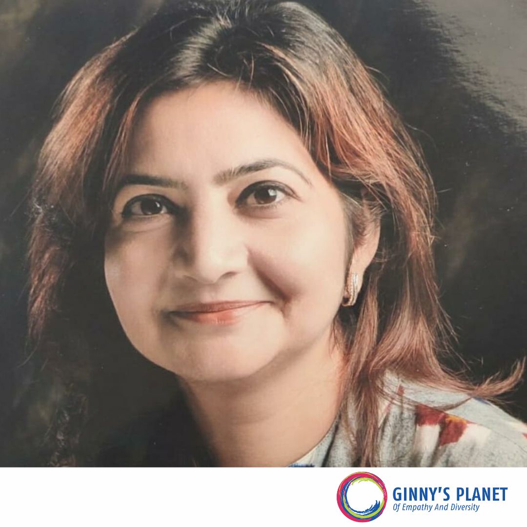 Astha Chadha- Speaker of Ginny's Planet. Learn Empathy, Diversity and Disability