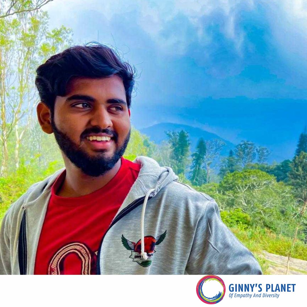 Sagar Gowda- Speaker of Ginny's Planet. Learn Empathy, Diversity and Disability