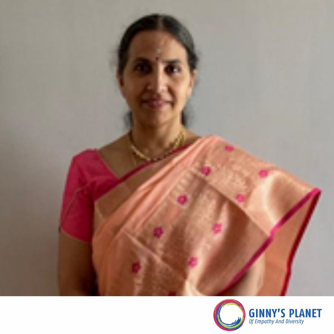 Meenakshy- Speaker of Ginny's Planet. Learn Empathy, Diversity and Disability