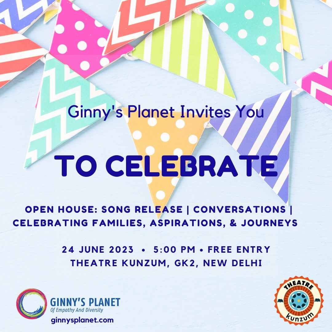 Ginny's Planet invite for  Open House, Song Release, summer activties